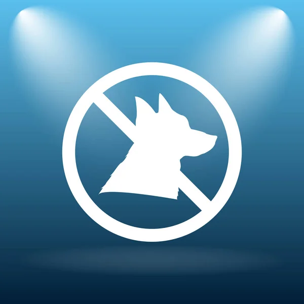 Tilos kutyák ikon — Stock Fotó