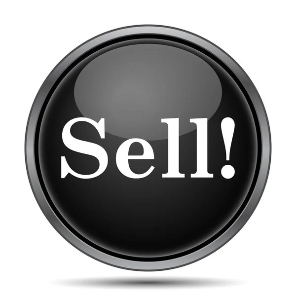 Продати Значок Кнопка Інтернету Білому Тлі — стокове фото