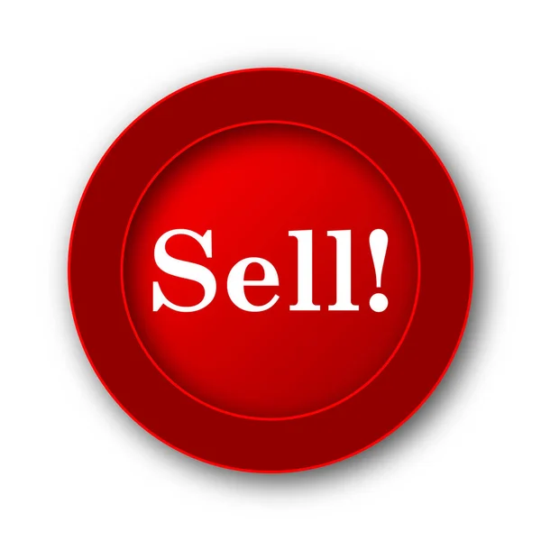 Sell icon. Internet button on white background.