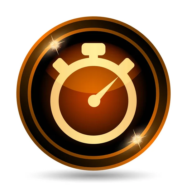 Zegar ikonę — Zdjęcie stockowe