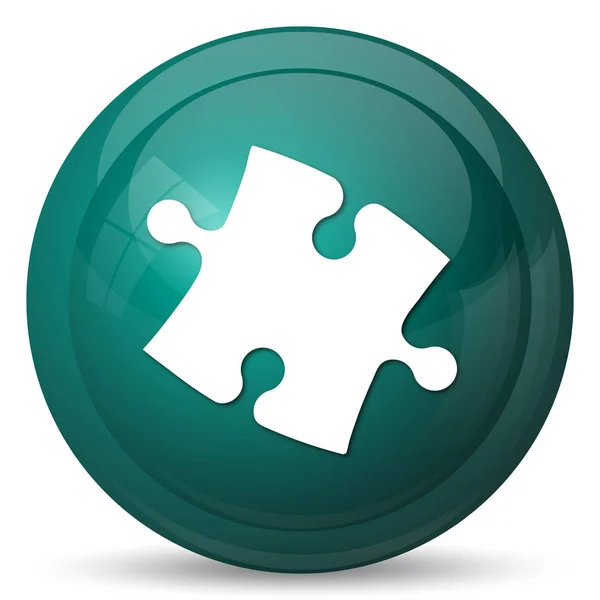 Puzzle piece icon — Stock Photo, Image