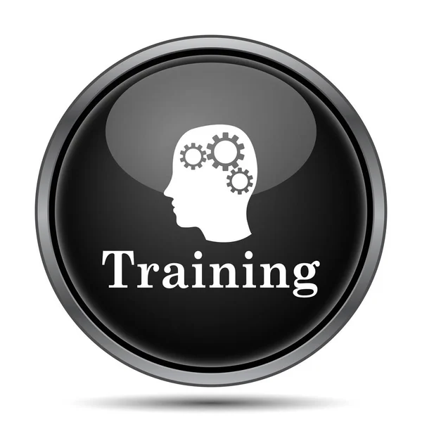 Training Icon Internet Button White Background — Stock Photo, Image