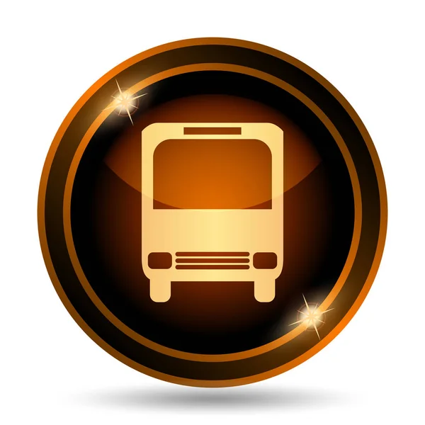 Bus Icon Internet Button White Background — Stock Photo, Image