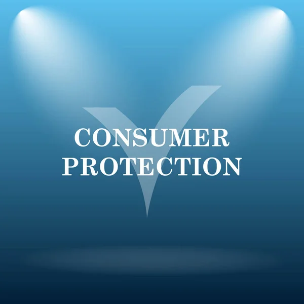 Значок защиты прав потребителей — стоковое фото