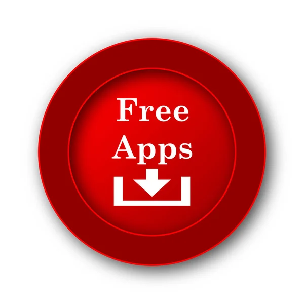 Free apps icon. Internet button on white background.
