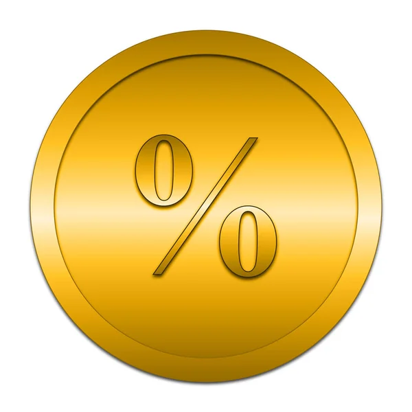 Percent  icon — Stock Photo, Image