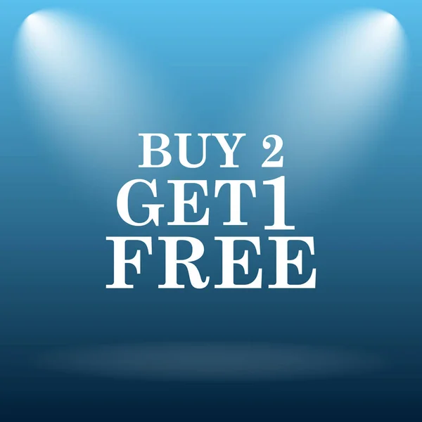 Buy 2 get 1 free offer icon