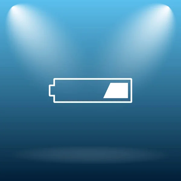 1 third charged battery icon — Stock Photo, Image