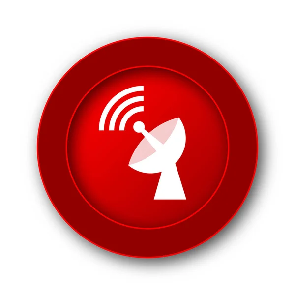 Wireless antenna icon. Internet button on white background.