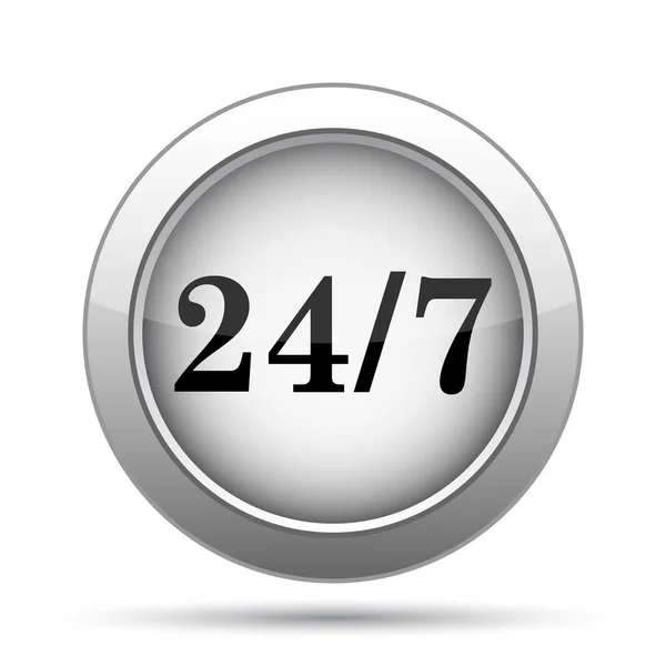 24 7 icon — Stock Photo, Image