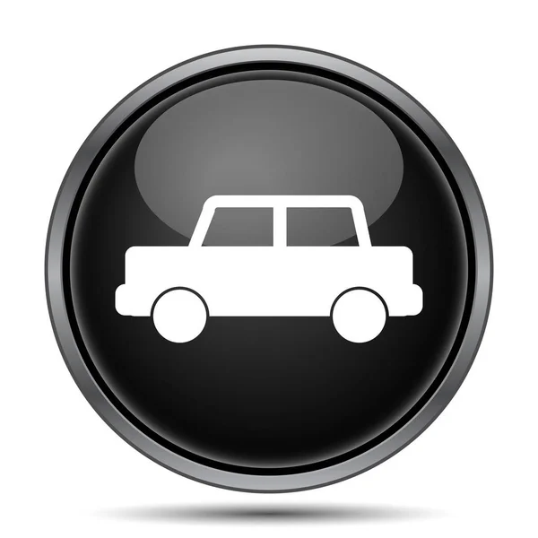 Car Icon Internet Button White Background — Stock Photo, Image