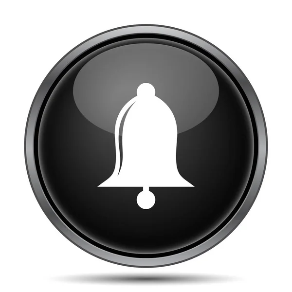 Icono Bell Botón Internet Sobre Fondo Blanco — Foto de Stock