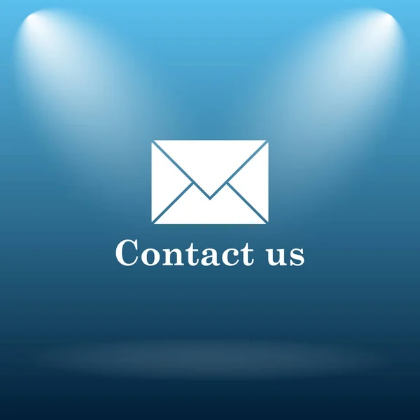 Contact us icon — Stock Photo, Image