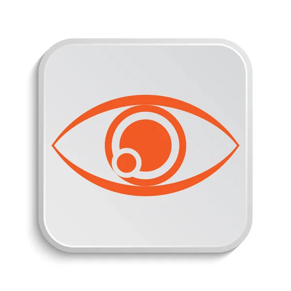 Eye Icon Internet Button White Background — Stock Photo, Image