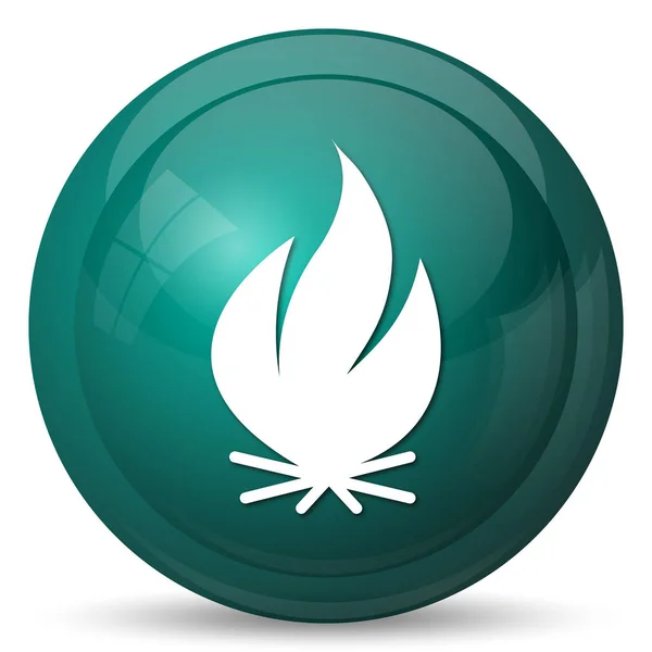 Fire icon — Stock Photo, Image