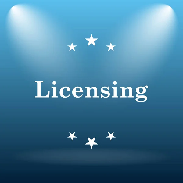 Icono de licencia — Foto de Stock