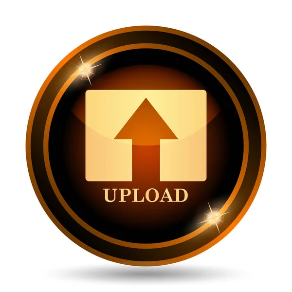 Upload Icon Internet Button White Background — Stock Photo, Image