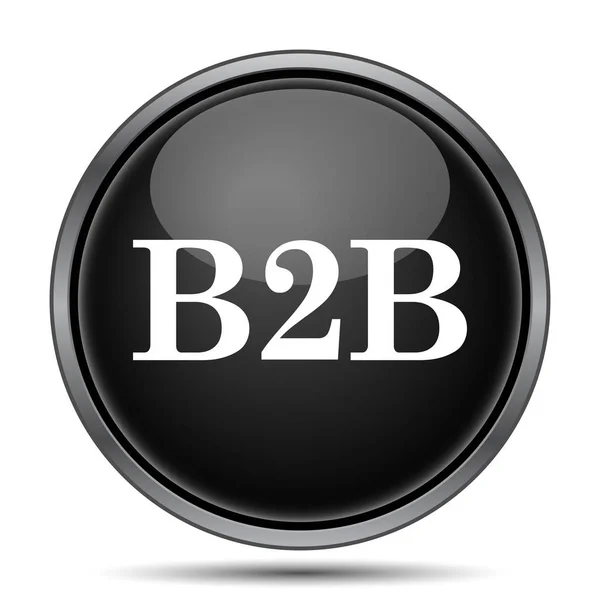 Icône B2B Bouton Internet Sur Fond Blanc — Photo