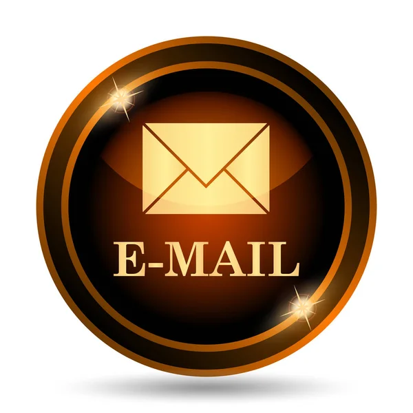 Mail Icon Internet Button White Background — Stock Photo, Image