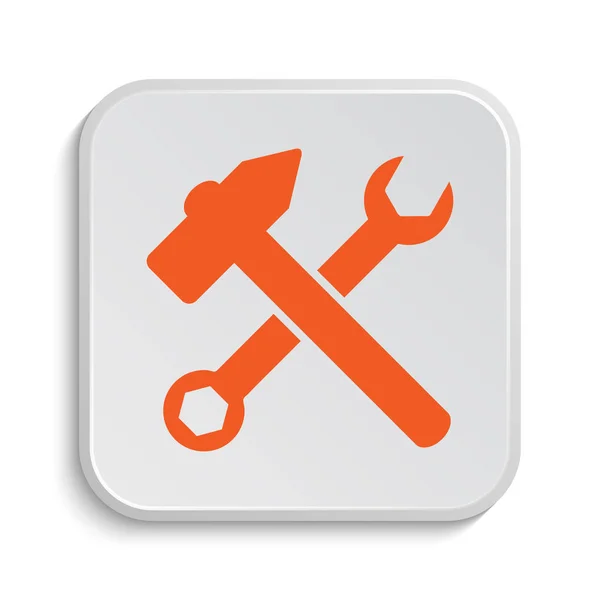 Tools Icon Internet Button White Background — Stock Photo, Image