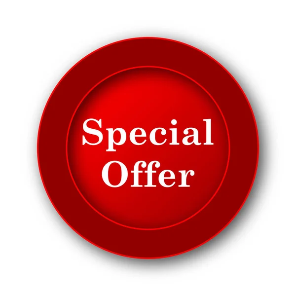 Special Offer Icon Internet Button White Background — Stock Photo, Image