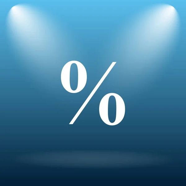 Percent  icon — Stock Photo, Image