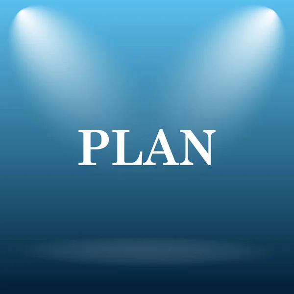 Plan-ikonen — Stockfoto
