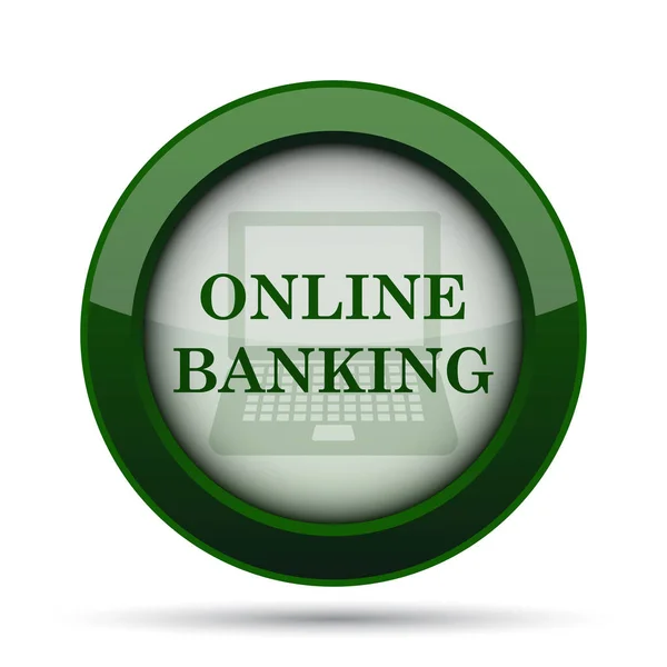 Ikona online bankovnictví — Stock fotografie
