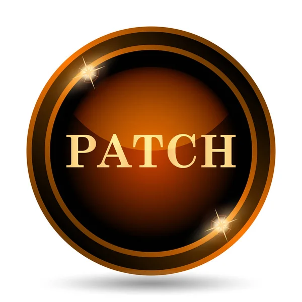 Patch Icon Internet Button White Background — Stock Photo, Image