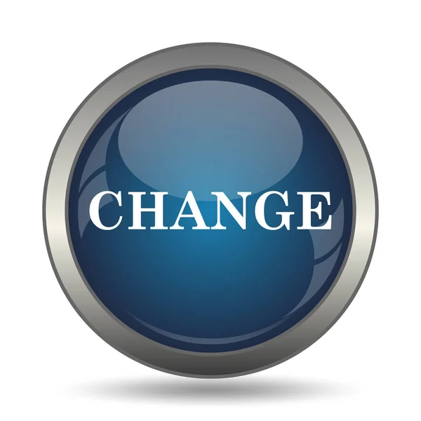 Change Icon Internet Button White Background — Stock Photo, Image