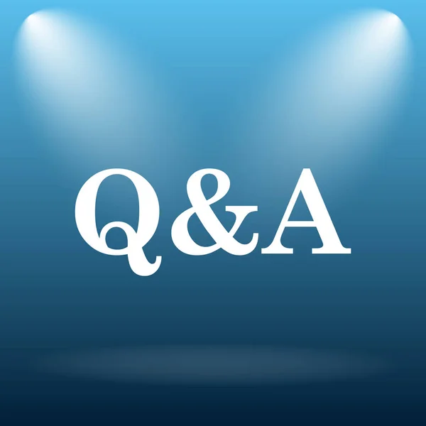 Q&A icon — Stock Photo, Image