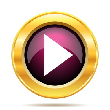 Oyun işareti simgesi. Beyaz arka plan üzerinde Internet düğmesi