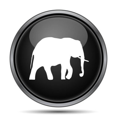 Fil kutsal kişilerin resmi. Beyaz arka plan üzerinde Internet düğmesi