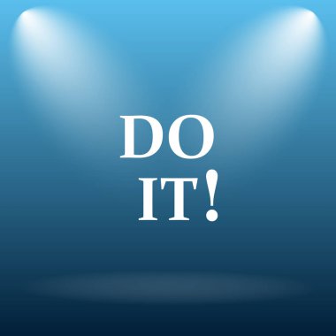 Simge yapmak. Mavi arka plan Internet düğmesini.