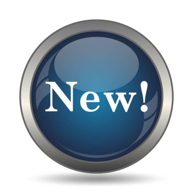 Yeni kutsal kişilerin resmi. Beyaz arka plan üzerinde Internet düğmesi