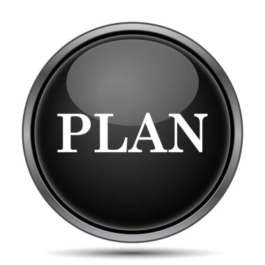 Planı simgesi. Beyaz arka plan üzerinde Internet düğmesi