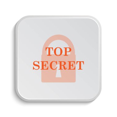 En iyi gizli simgesi. Beyaz arka plan üzerinde Internet düğmesi