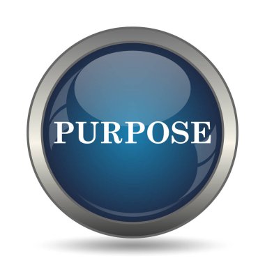 Amaç simge. Beyaz arka plan üzerinde Internet düğmesi