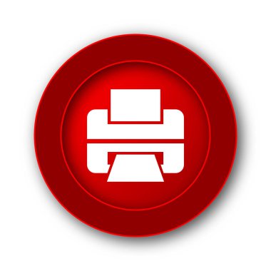 Yazıcı simgesi. Beyaz arka plan üzerinde Internet düğmesi.