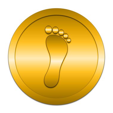 ayak yazdırma simgesi