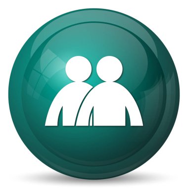 Forum simgesi. Beyaz arka plan üzerinde Internet düğmesi
