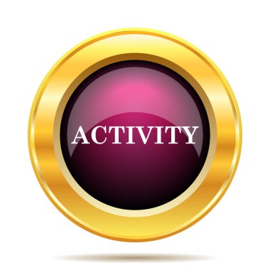 Etkinlik simgesi. Beyaz arka plan üzerinde Internet düğmesi