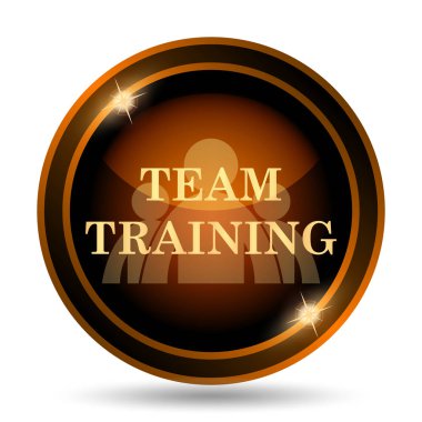 Takım eğitim simgesi. Beyaz arka plan üzerinde Internet düğmesi