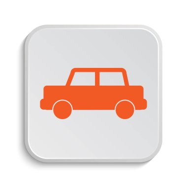 Araba simgesi. Beyaz arka plan üzerinde Internet düğmesi