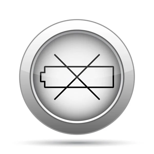 Empty battery icon — Stock Photo, Image