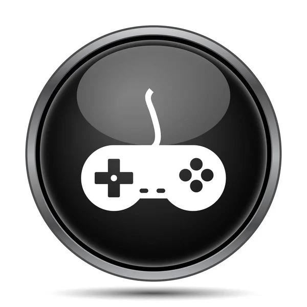 Gamepad Icon Internet Button White Background — Stock Photo, Image