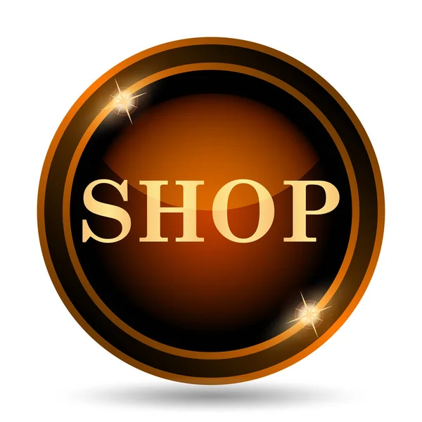 Shopsymbol Internet Taste Auf Weißem Hintergrund — Stockfoto