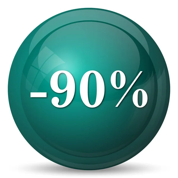 90 percent discount icon — Stock Photo, Image