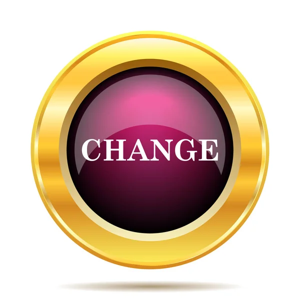 Изменить Иконку Кнопка Интернет Белом Фоне — стоковое фото