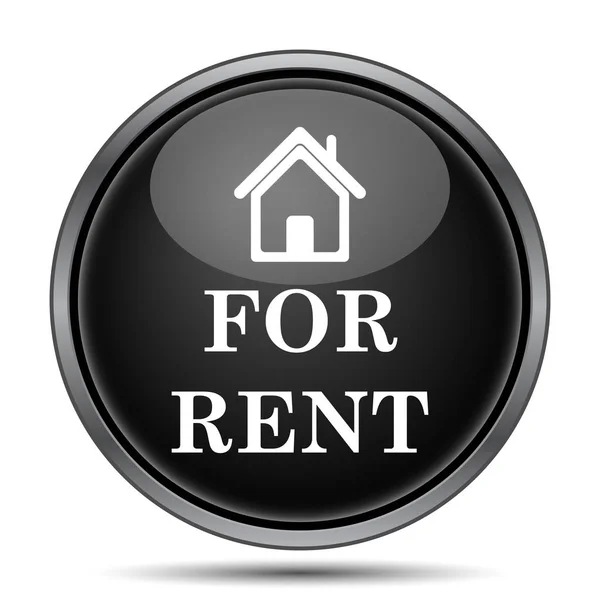 Rent Icon Internet Button White Background — Stock Photo, Image